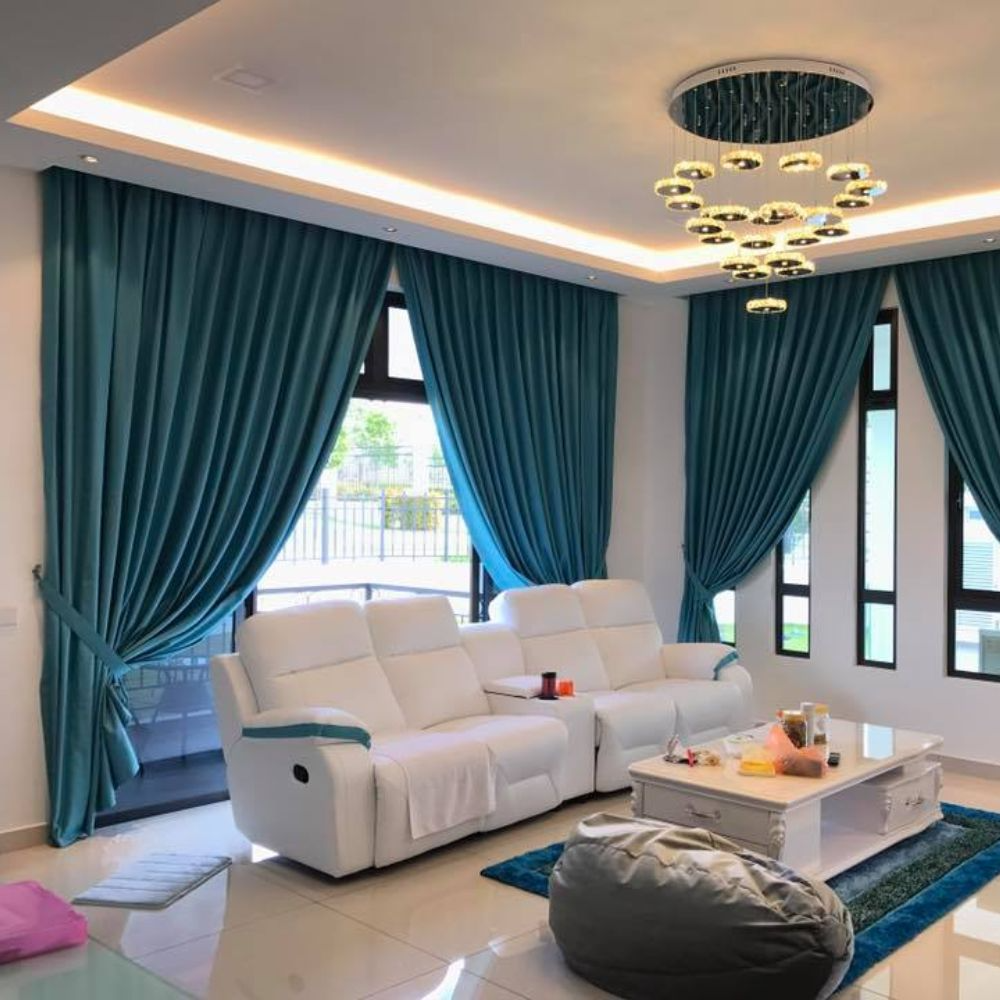 living room curtains dubai